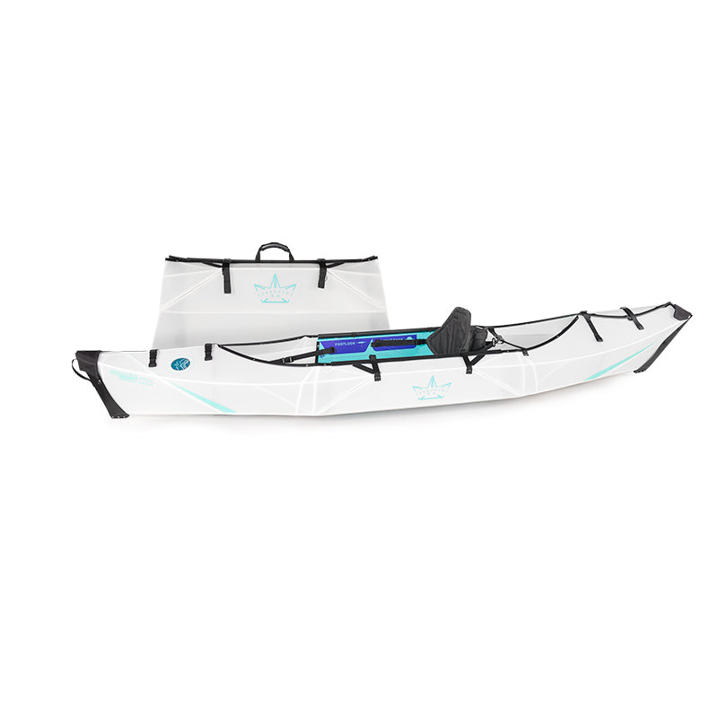 TERRAVENT K1 - Portable Folding Kayak, 116 Inches, White